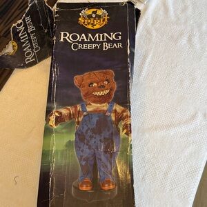 Spirit Roaming Creepy Bear Decoration - Brown and Blue